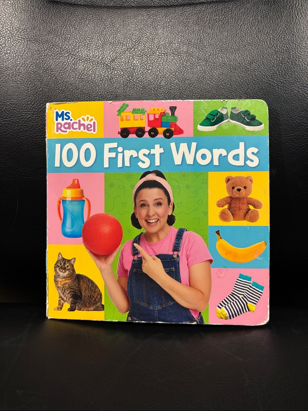 5/$25 Ms Rachel 100 First Words Board Book
